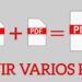 ¿Cómo unir PDF desde Windows y Mac?