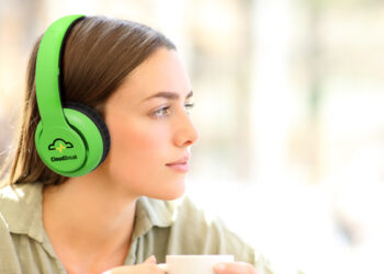 auriculares verdes
