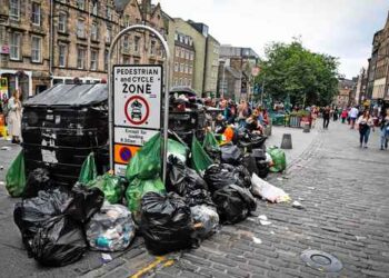 basura en las calles