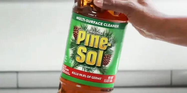 Clorox Pine sol de riesgo