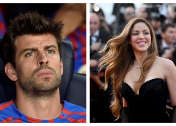 piqué y shakira no se ven ni a metros