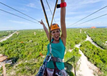 tour de tirolesas en cancun