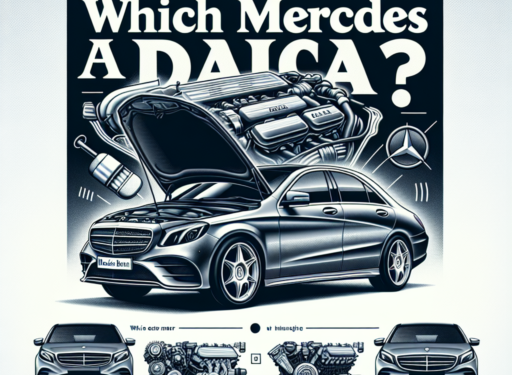¿Qué Mercedes llevan motor Dacia?