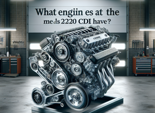 ¿Qué motor lleva el Mercedes 220 CDI?
