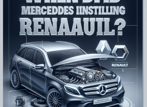 ¿Cuando empezo Mercedes a montar motor Renault?
