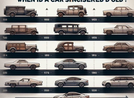 ¿Cuándo se considera que un coche es viejo?