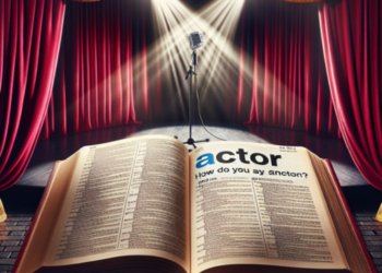 ¿Cómo se dice en inglés actor?