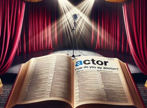¿Cómo se dice en inglés actor?